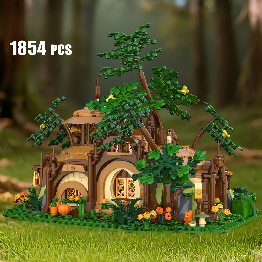 MOC Medieval Jungle Refuge Hut Building Blocks Set Forest Tree Villa House Base Lighting Toys For Children Birthday Holiday Gift
MOC Medieval Jungle Refuge Hut Building Blocks Set Forest Tree Villa House Base Lighting Toys For Children Birthday Holiday Gift