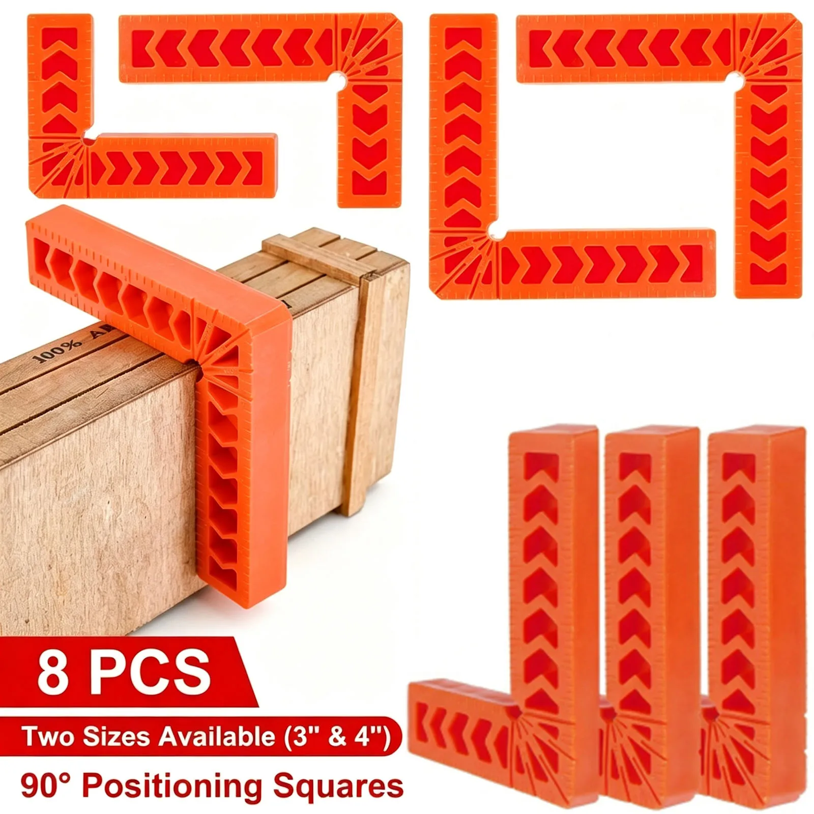 8Pcs 90 Degree Clamp Positioning Clip L-type Right Angle Ruler Squares Woodworking Splicing Tool for Cabinets Boxes Corner Clamp
8Pcs 90 Degree Clamp Positioning Clip L-type Right Angle Ruler Squares Woodworking Splicing Tool for Cabinets Boxes Corner Clamp