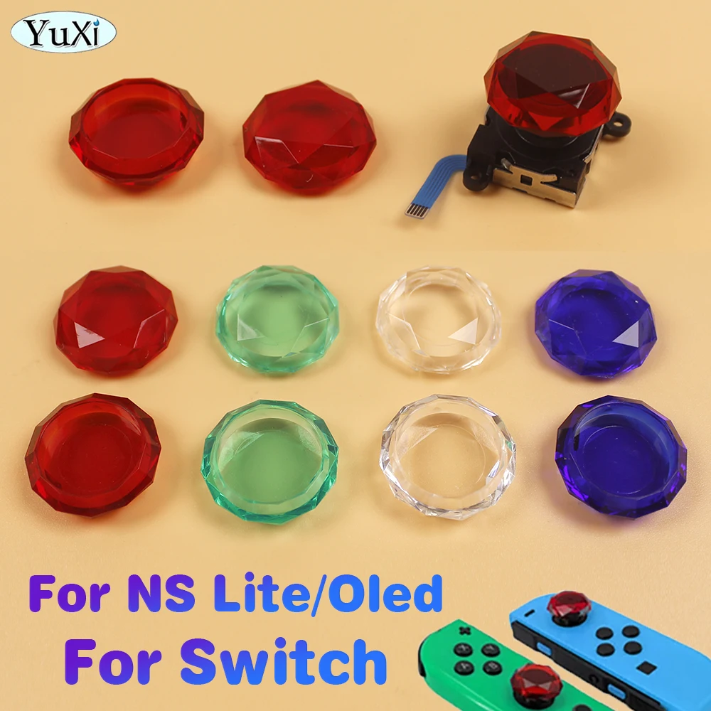2Pcs For Nintend Switch Crystal Thumbstick Grip Cover For NS Lite Oled Joy-con LR Handle Analog Joystick Button Diamond Caps
2Pcs For Nintend Switch Crystal Thumbstick Grip Cover For NS Lite Oled Joy-con LR Handle Analog Joystick Button Diamond Caps