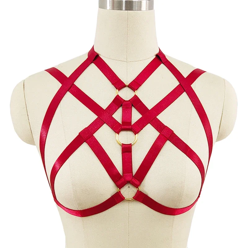 Red Body Harness Wedding Lingerie Bondage Belt Punk Sexy Bra Women Hollow Suspenders Edgy Rave Body Harness Cage Bra
Red Body Harness Wedding Lingerie Bondage Belt Punk Sexy Bra Women Hollow Suspenders Edgy Rave Body Harness Cage Bra