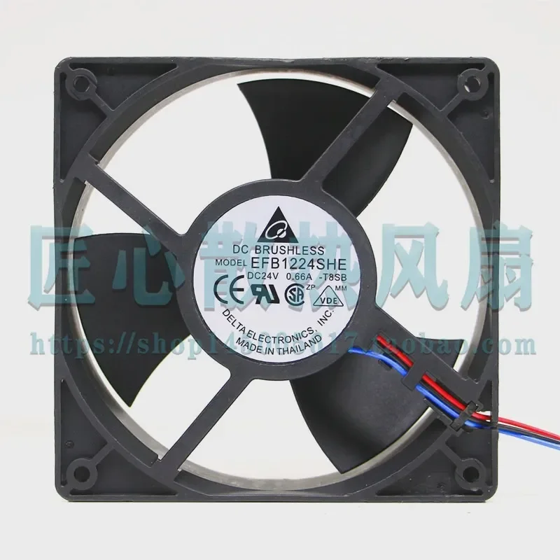 Original Delta EFB1224SHE-T8SB-FOO 24V 0.66A Emerson CT Inverter for 12038 Fan
Original Delta EFB1224SHE-T8SB-FOO 24V 0.66A Emerson CT Inverter for 12038 Fan