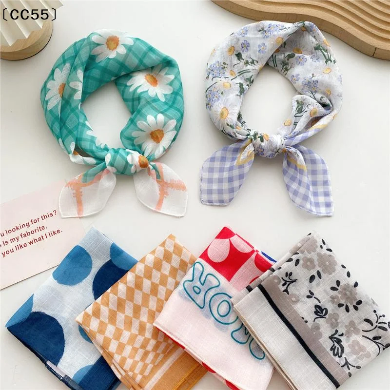 58cm Cotton Linen Handkerchief Print Square Neck Scarf Women Small Shawls Hair Scarfs Female Bag Scarves Head Scarf〔CC55〕
58cm Cotton Linen Handkerchief Print Square Neck Scarf Women Small Shawls Hair Scarfs Female Bag Scarves Head Scarf〔CC55〕