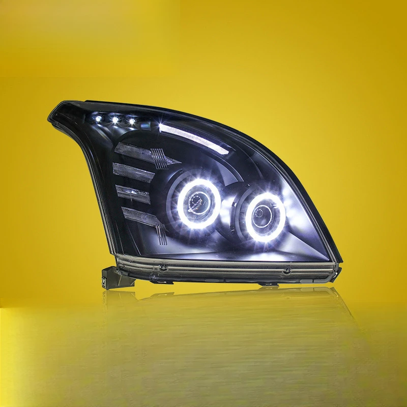 Для Toyota Prado 2003-2009 - Модифицированные фары в сборе, левая и правая, комплект, LED DRL, проектор и HID-фары
Для Toyota Prado 2003-2009 - Модифицированные фары в сборе, левая и правая, комплект, LED DRL, проектор и HID-фары