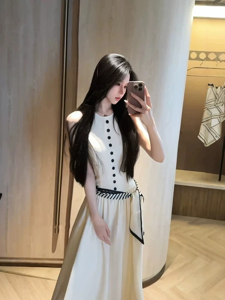 XZY Summer Slim Fit Vest Dress Women's plus Size Gentle Style Sleeveless Long Skirt High Waist Belted A-Line Dress for Casual...
XZY Summer Slim Fit Vest Dress Women's plus Size Gentle Style Sleeveless Long Skirt High Waist Belted A-Line Dress for Casual...