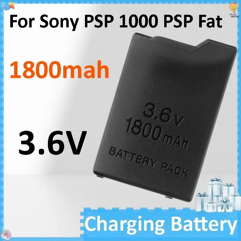 1800mAh 3.6V Lithium Battery for Sony PSP 1000 PSP Fat Rechargeable Battery High-Performance with Charging Cables
1800mAh 3.6V Lithium Battery for Sony PSP 1000 PSP Fat Rechargeable Battery High-Performance with Charging Cables