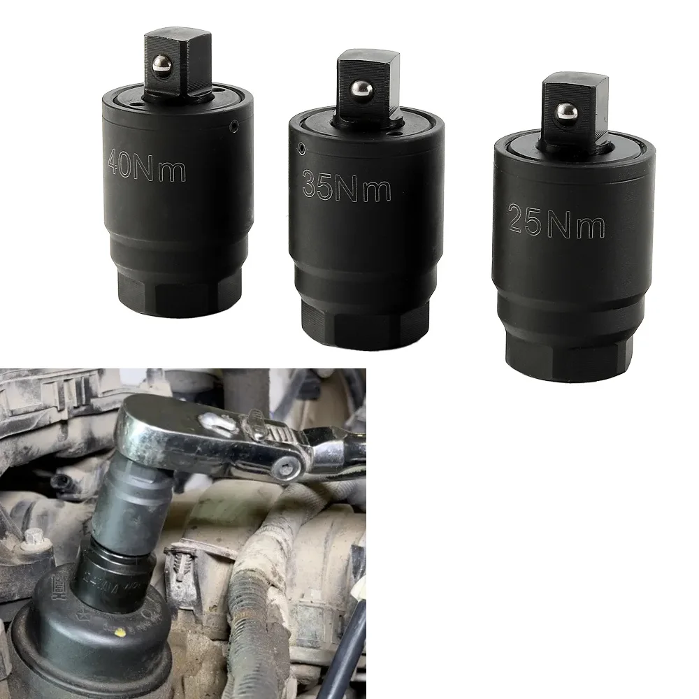 60740 Torque Adapter Set 3pcs Turn Any 3/8" Drive Ratchet or Breaker Bar into a 25/35/40 Newton-Meter Torque Wrench
60740 Torque Adapter Set 3pcs Turn Any 3/8" Drive Ratchet or Breaker Bar into a 25/35/40 Newton-Meter Torque Wrench