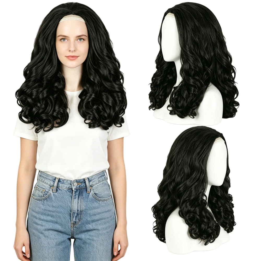 Black Middle Part Loose Wave Half Wig for White Women, Natural Looking Heat Resistant Synthetic Hair Half Wig for Daily Wear
Black Middle Part Loose Wave Half Wig for White Women, Natural Looking Heat Resistant Synthetic Hair Half Wig for Daily Wear