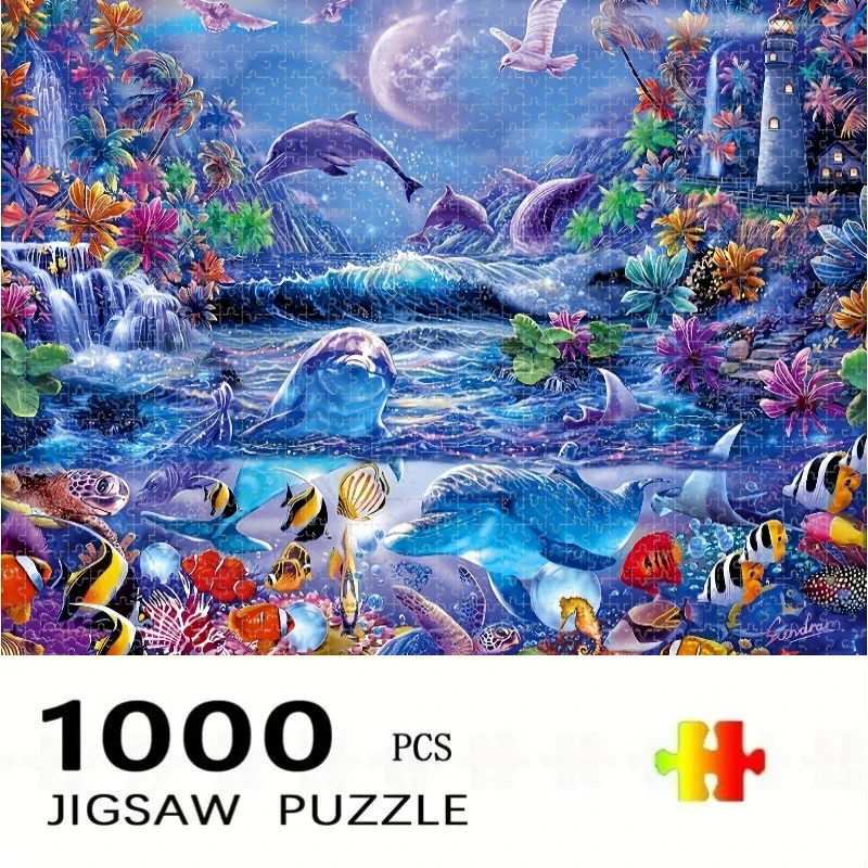 Jigsaw Puzzle 1000 Pieces Ocean Animal World Puzzle Home Decor for Adults Game Family Fun Puzzles Educational Toys
Jigsaw Puzzle 1000 Pieces Ocean Animal World Puzzle Home Decor for Adults Game Family Fun Puzzles Educational Toys