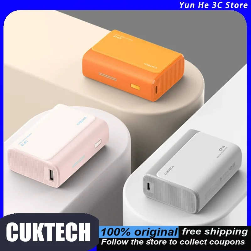 Cuktech Portable Power Bank 30W Fast Charging 10,000mAh 3C Certified Mini Pocket Size Compatible with iPhone 17 Lightweight
Cuktech Portable Power Bank 30W Fast Charging 10,000mAh 3C Certified Mini Pocket Size Compatible with iPhone 17 Lightweight
