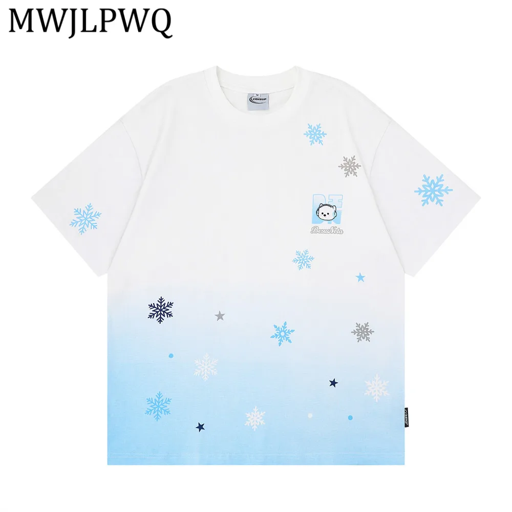 MWJLPWQ Gradient Tie-Dye Stylish T-Shirt Men's Short-Sleeve Trend Style High Street Design Round Collar Casual Tops Summer 14045
MWJLPWQ Gradient Tie-Dye Stylish T-Shirt Men's Short-Sleeve Trend Style High Street Design Round Collar Casual Tops Summer 14045