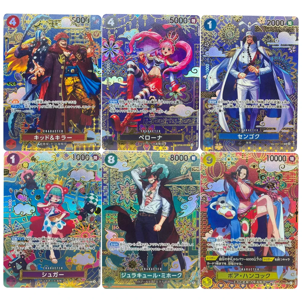 Коллекционные карты ONE PIECE TCG OPCG GAME: Боа Хэнкок, Дракул Михоук, Перона (Япония). Высококачественные самодельные аниме-карты для игр.
Коллекционные карты ONE PIECE TCG OPCG GAME: Боа Хэнкок, Дракул Михоук, Перона (Япония). Высококачественные самодельные аниме-карты для игр.