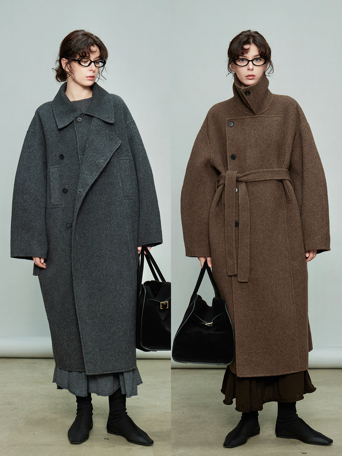 Double-Faced Camere Woolen Coat Stand Collar Long Length Straight Tube Sle for Commuting Casual Traveling Home Wear
Double-Faced Camere Woolen Coat Stand Collar Long Length Straight Tube Sle for Commuting Casual Traveling Home Wear