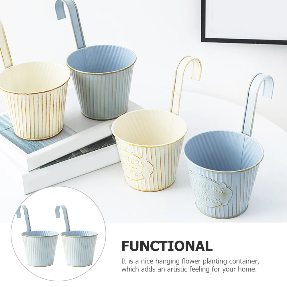 2 шт. подвесных цветочных горшков для декора интерьера, ретро-дизайн, для балкона и дома, маленькие
2 шт. подвесных цветочных горшков для декора интерьера, ретро-дизайн, для балкона и дома, маленькие