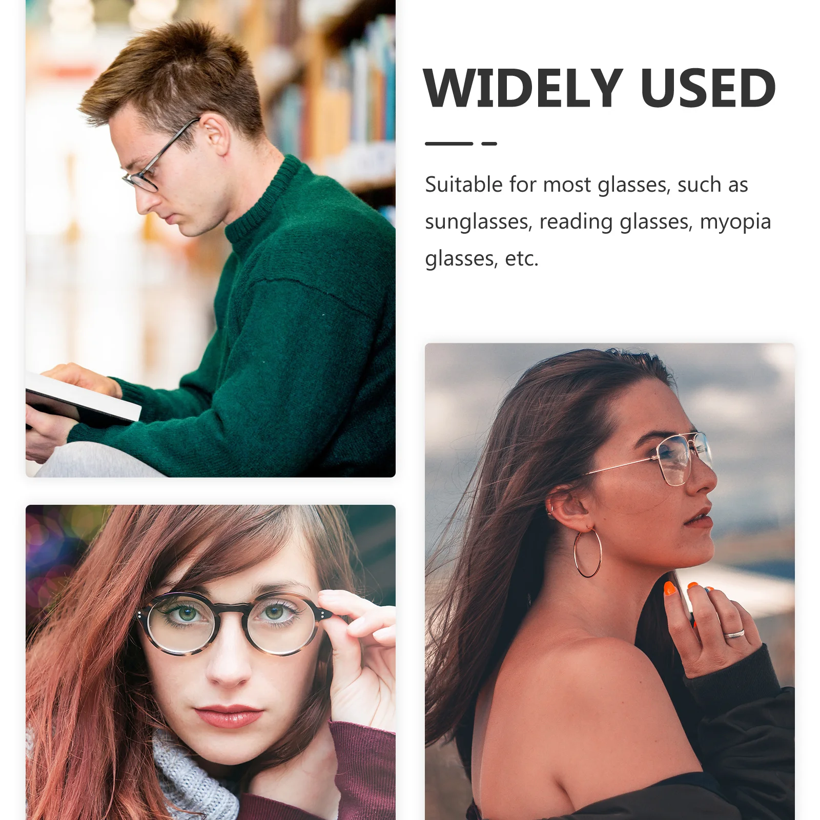 2Pcs Glasses Arm Replacement Universal Eyeglasses Accessories Black Temple Legs for Repair Kit Long Wear
2Pcs Glasses Arm Replacement Universal Eyeglasses Accessories Black Temple Legs for Repair Kit Long Wear