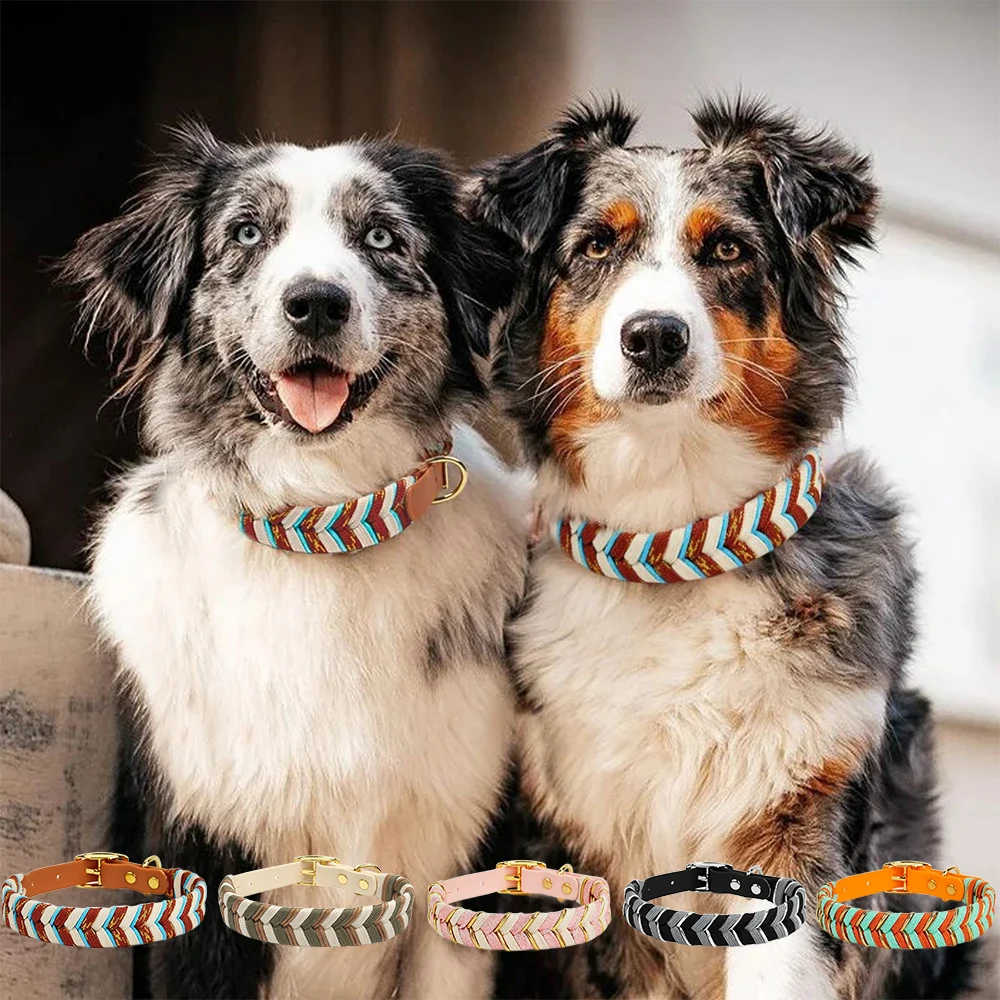Puppy Supplies Dog Collar Fashion Colorful Design Pet Neck Ring Outdoor Walking Adjustable Collar Dog Stuff 강아지 Для Собак Товары
Puppy Supplies Dog Collar Fashion Colorful Design Pet Neck Ring Outdoor Walking Adjustable Collar Dog Stuff 강아지 Для Собак Товары