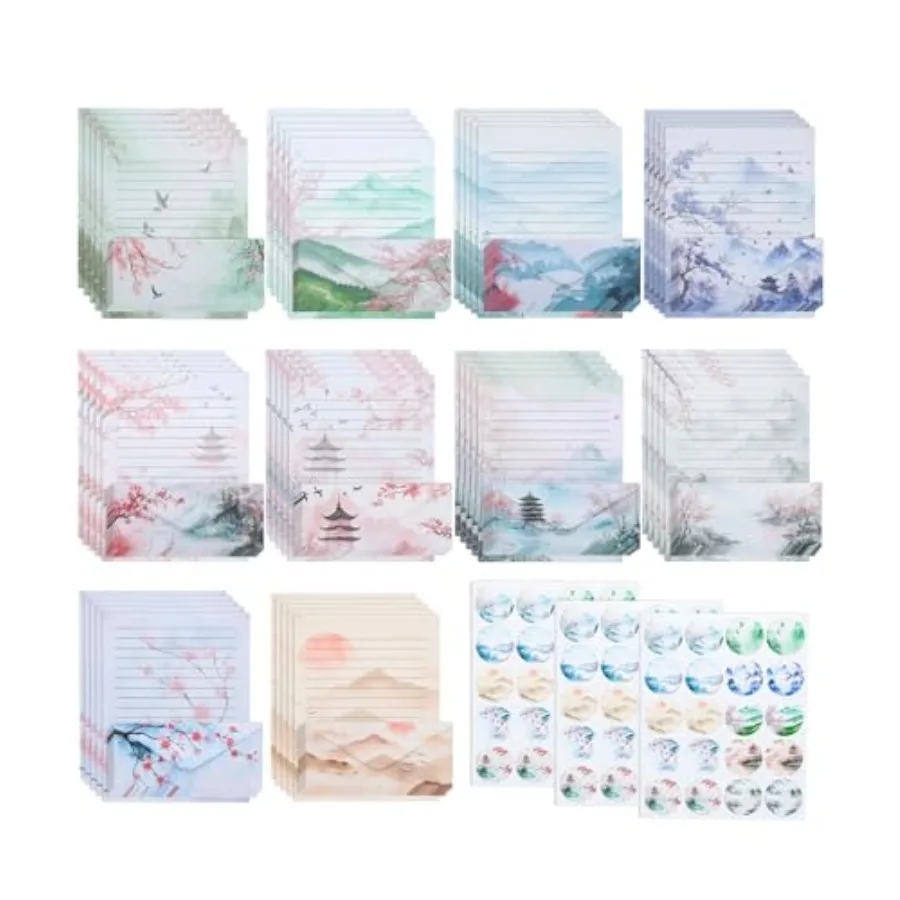- Stationery Writing Paper with Envelopes, 8.5 x 11 Inch, 160 Pack 50 Letter Writing Paper with 50 Envelopes and 60 Round Dot S
- Stationery Writing Paper with Envelopes, 8.5 x 11 Inch, 160 Pack 50 Letter Writing Paper with 50 Envelopes and 60 Round Dot S