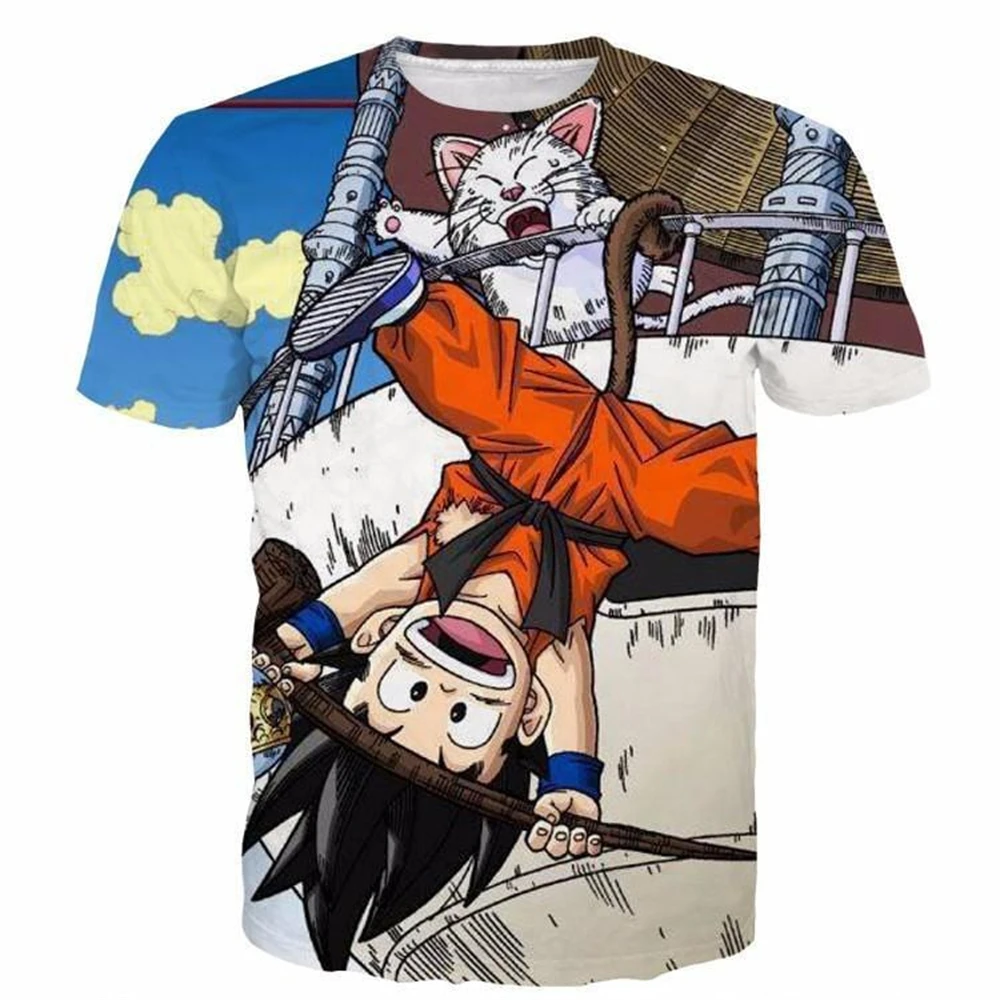 Japanese Anime Dragon Ball Z Print The Naughty Kid Goku and Korin Wise Cat Dragonball T- Shirt Kids Adults Cosplay Tops Clothing
Japanese Anime Dragon Ball Z Print The Naughty Kid Goku and Korin Wise Cat Dragonball T- Shirt Kids Adults Cosplay Tops Clothing