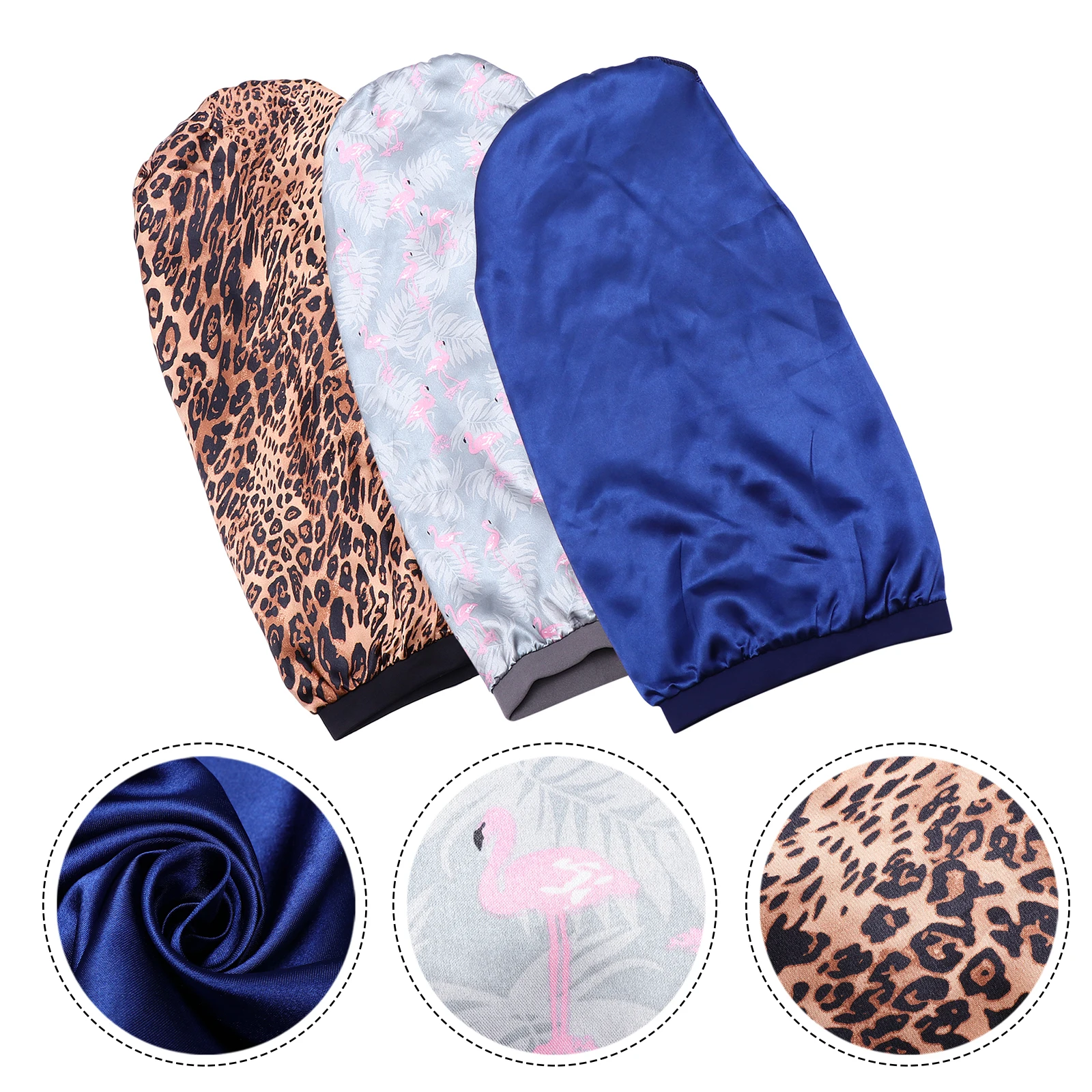 3Pcs Satin High Elasticity Night Bonnets Women Women Sleep Hat Sleep Hats High Elasticity Hat Long Hair Protection
3Pcs Satin High Elasticity Night Bonnets Women Women Sleep Hat Sleep Hats High Elasticity Hat Long Hair Protection