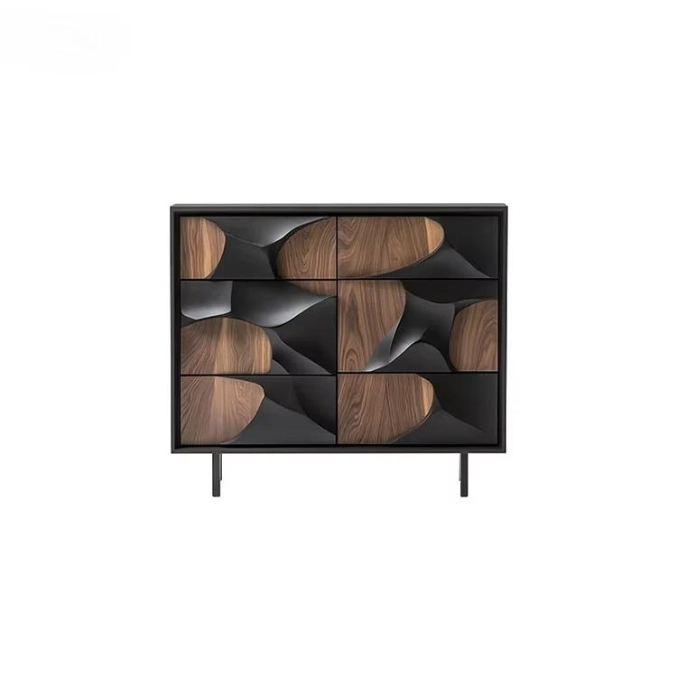 Designer's Style Villa Dining Room Walnut Color Accent Sideboard Living Room Wooden Storage Cabinet With Drawer Furniture
Designer's Style Villa Dining Room Walnut Color Accent Sideboard Living Room Wooden Storage Cabinet With Drawer Furniture