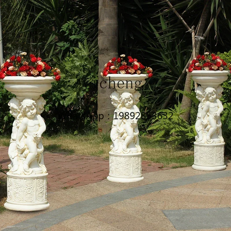 BJ Angel Flower Pot Villa Character Green Plant Flower Appliance Garden Decorative Ornament Sculpture Landscaping Gardening
BJ Angel Flower Pot Villa Character Green Plant Flower Appliance Garden Decorative Ornament Sculpture Landscaping Gardening