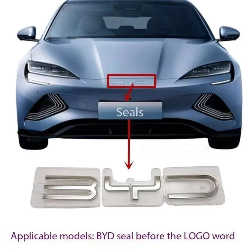 BYD Seal front bumper logo, hood logo, engine hood logo, front of the car logo
BYD Seal front bumper logo, hood logo, engine hood logo, front of the car logo