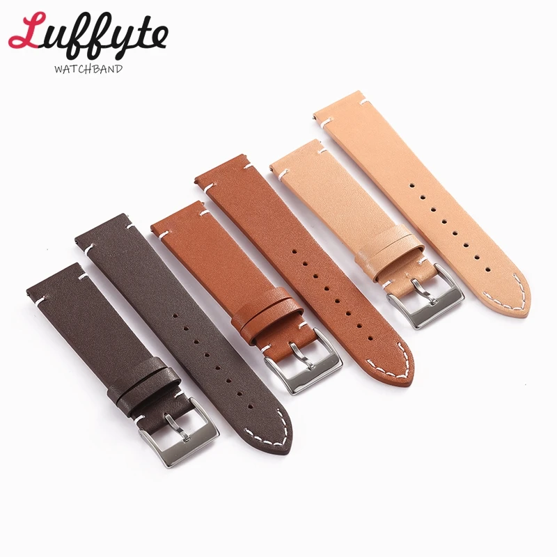 Quick Release Leather Watch Strap 18mm 20mm 22mm 24mm Black Brown Beige Watchbands Women's and Men's Replacement Wristband 
Quick Release Leather Watch Strap 18mm 20mm 22mm 24mm Black Brown Beige Watchbands Women's and Men's Replacement Wristband
