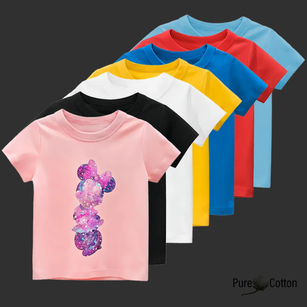 Children's summer cotton girls' short sleeve T-shirt Children's colorful printed clothes Western style top summer half sleeve
Children's summer cotton girls' short sleeve T-shirt Children's colorful printed clothes Western style top summer half sleeve