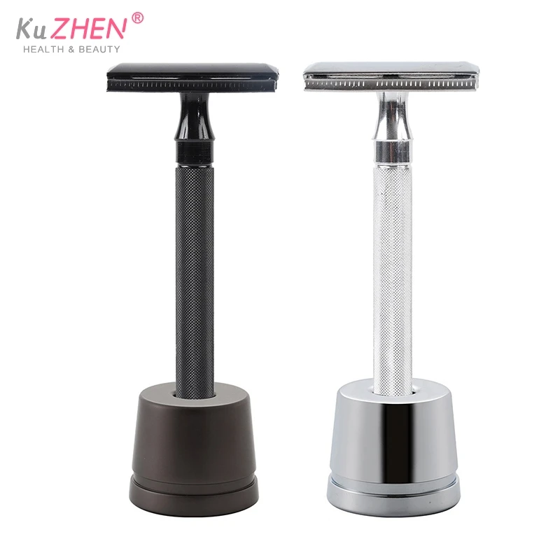 Razor With Base Double Edge Safety Razor For Women Single Blade Razors With 5pcs Razor Blades Men's Metal Razor Stainless Steel
Razor With Base Double Edge Safety Razor For Women Single Blade Razors With 5pcs Razor Blades Men's Metal Razor Stainless Steel