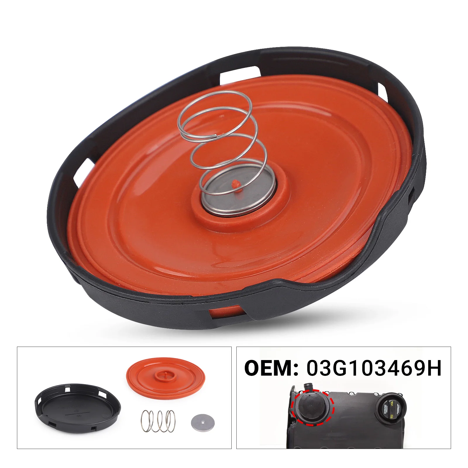 Car PCV Valve Cover Repair Kit With Membrane For VW Sharan Transporter 5 Seat Audi A4 1.9D 2.0D 03G103469H 03G103469B 03G103475F
Car PCV Valve Cover Repair Kit With Membrane For VW Sharan Transporter 5 Seat Audi A4 1.9D 2.0D 03G103469H 03G103469B 03G103475F