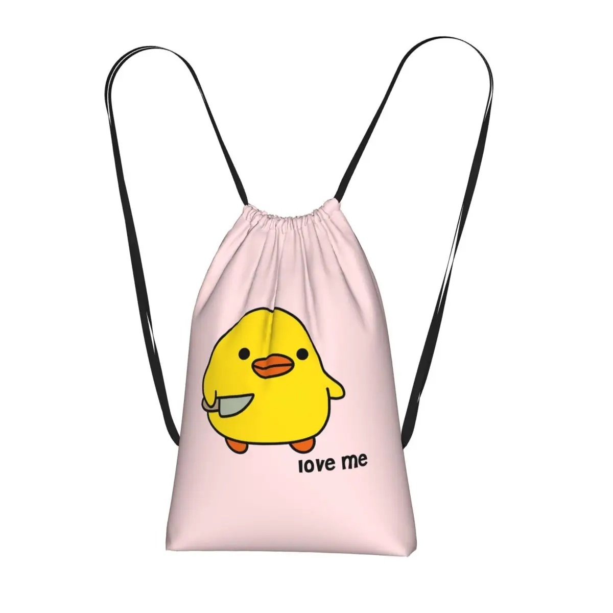 Duck With Knife - Love Me Version Kawaii Duck Knife Duck Backpacks Fashion Drawstring Bundle Pocket Sports Bag Book Bags
Duck With Knife - Love Me Version Kawaii Duck Knife Duck Backpacks Fashion Drawstring Bundle Pocket Sports Bag Book Bags