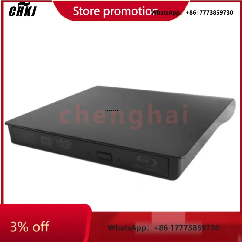 CHKJ for External 4K Blu-ray Burning Drive USB3.0CD/DVD/BD Burner Universal for Notebooks and Desktops
CHKJ for External 4K Blu-ray Burning Drive USB3.0CD/DVD/BD Burner Universal for Notebooks and Desktops
