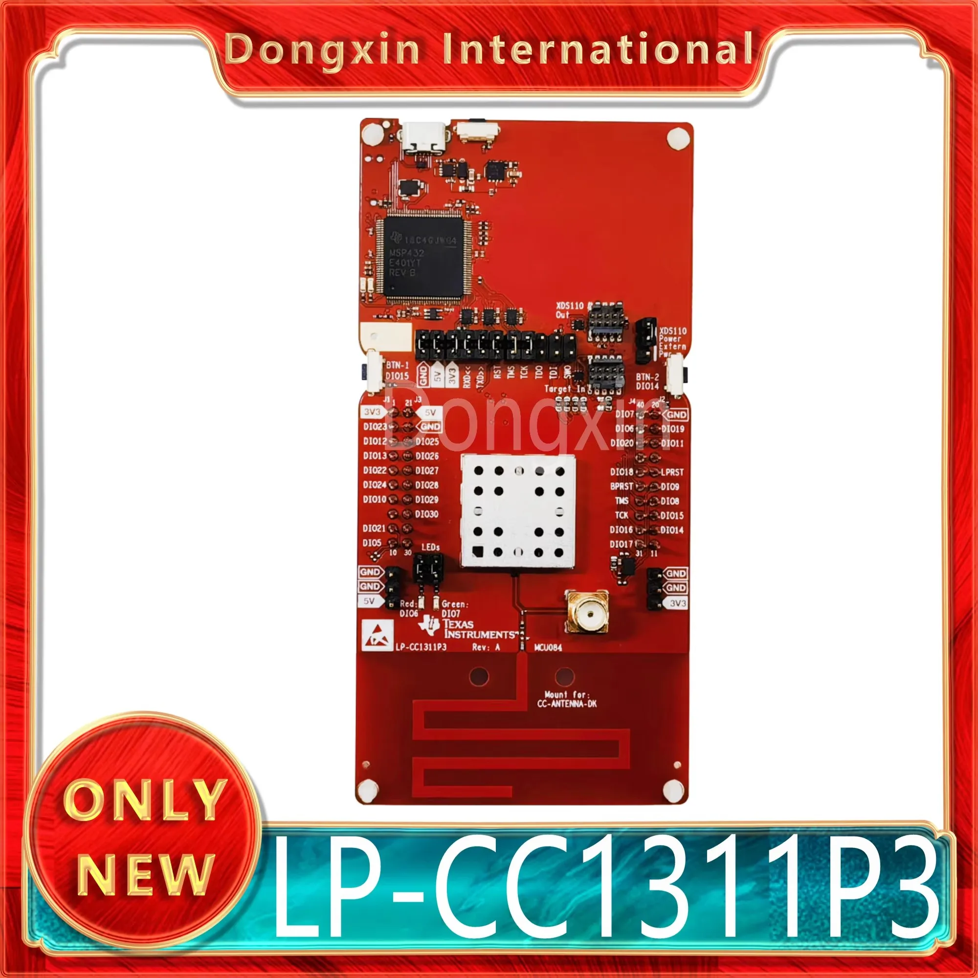 LP-CC1311P3 is suitable for SimpleLink Sub-1GHz wireless MCU CC1311P3 development board
LP-CC1311P3 is suitable for SimpleLink Sub-1GHz wireless MCU CC1311P3 development board