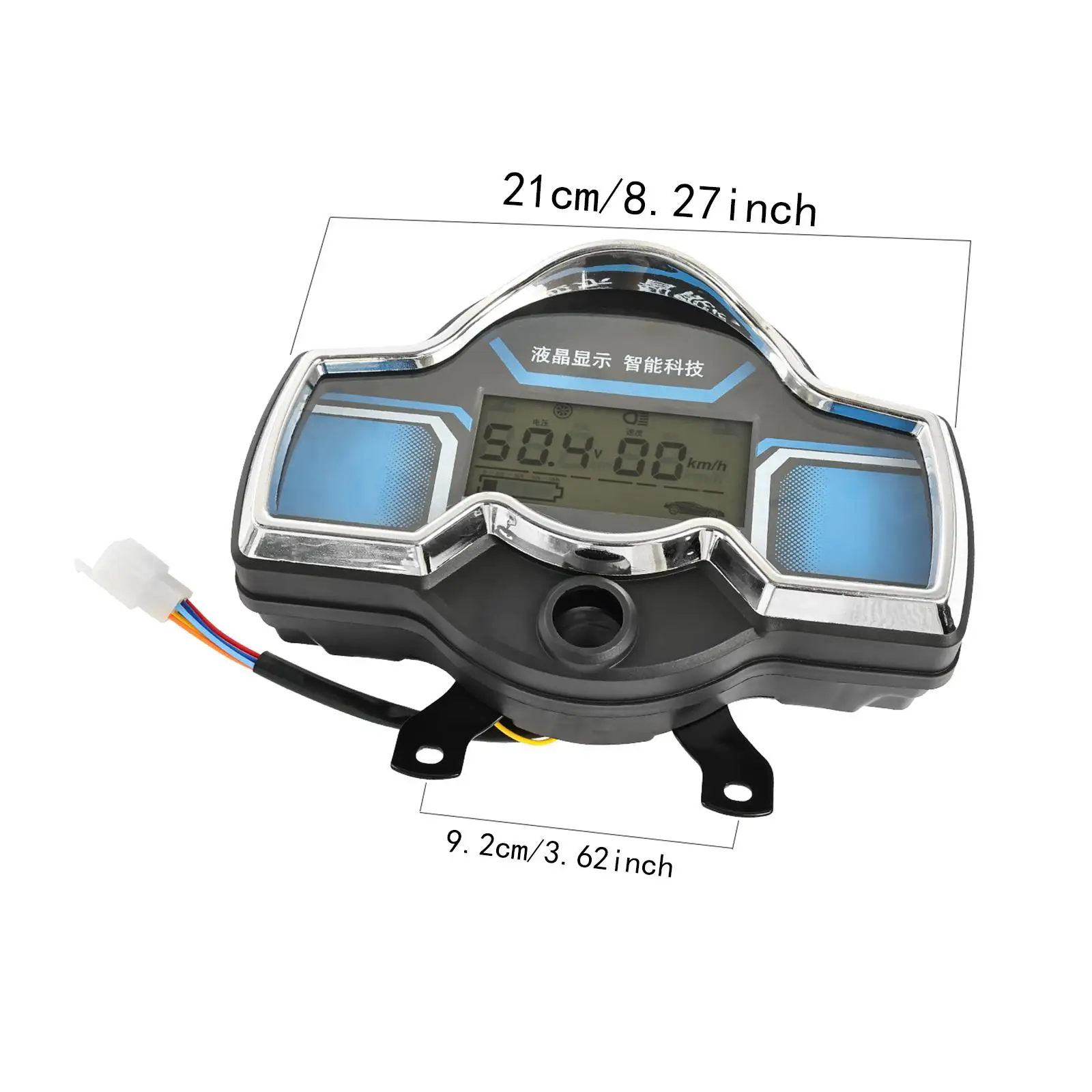 Electric Tricycle Dashboard Digital Speedometer Accurate Odometer Waterproof Clear Display Replacement for Tricycle Car 48-72V
Electric Tricycle Dashboard Digital Speedometer Accurate Odometer Waterproof Clear Display Replacement for Tricycle Car 48-72V