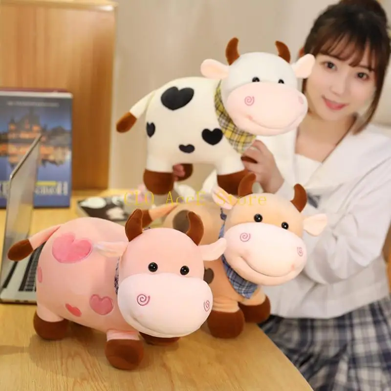 16FE Plushie Cow Cuddle Toy Non-Deform PP Cotton for Doll Living Room Toddler Present
16FE Plushie Cow Cuddle Toy Non-Deform PP Cotton for Doll Living Room Toddler Present