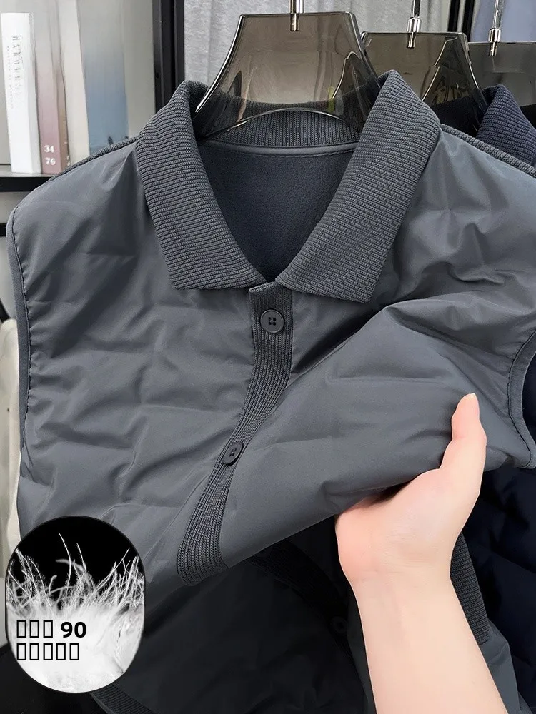 Мужской пуховый жилет с откидным воротником на пуговицах, теплый, для активного отдыха, модный городской стиль, для осени...
Мужской пуховый жилет с откидным воротником на пуговицах, теплый, для активного отдыха, модный городской стиль, для осени...