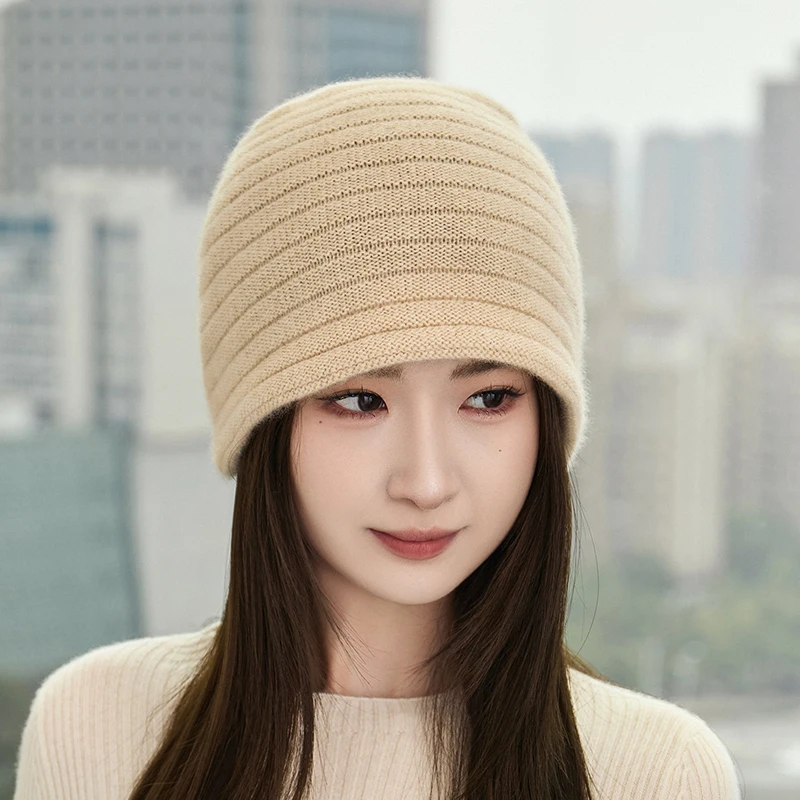 Вязаная женская шапка-пуловер из 100% кашемира, универсальная и модная, осенне-зимняя однотонная брендовая шапка ATTYYWS, 3 цвета
Вязаная женская шапка-пуловер из 100% кашемира, универсальная и модная, осенне-зимняя однотонная брендовая шапка ATTYYWS, 3 цвета