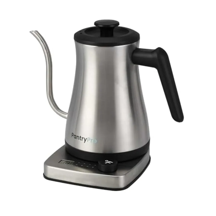 Gooseneck Electric Kettle with Temperature Control, 34oz/1.0L Rapid Boil, Interior, Auto Shut-Off, 1500W, Boil-Dry Protection,
Gooseneck Electric Kettle with Temperature Control, 34oz/1.0L Rapid Boil, Interior, Auto Shut-Off, 1500W, Boil-Dry Protection,