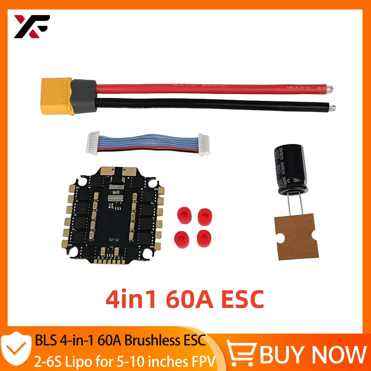 XFlight Hobby 4in1 60A ESC 4in1 80A BLHeli_32 ESC 2-6S Lipo suit for F405 V3/ F722/H743 FC Flight Control Stack FPV Racing Drone
XFlight Hobby 4in1 60A ESC 4in1 80A BLHeli_32 ESC 2-6S Lipo suit for F405 V3/ F722/H743 FC Flight Control Stack FPV Racing Drone