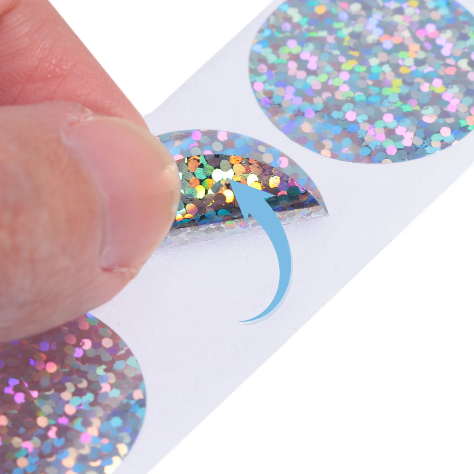 5 Rolls Shimmering Holographic Circle Stickers 1 Inch Round Self Adhesive Thank You Labels for Commercial Packaging Sealing
5 Rolls Shimmering Holographic Circle Stickers 1 Inch Round Self Adhesive Thank You Labels for Commercial Packaging Sealing
