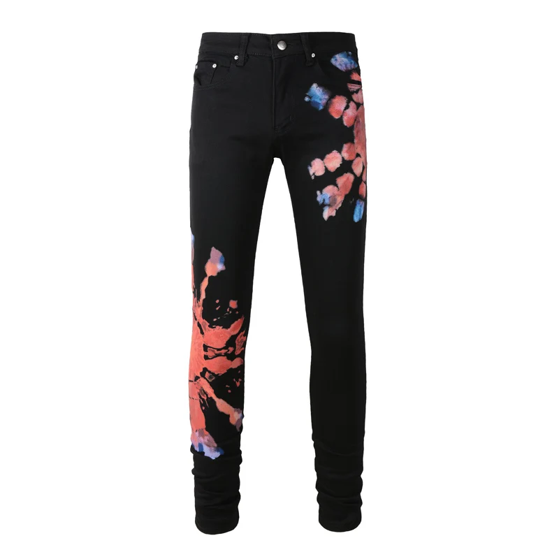 Y2K Fashion's New High Quality Men's Jeans, Washed Nostalgic Stretch Slim Fit Printed Black Jeans, High Street Hip Hop Brand Pan
Y2K Fashion's New High Quality Men's Jeans, Washed Nostalgic Stretch Slim Fit Printed Black Jeans, High Street Hip Hop Brand Pan