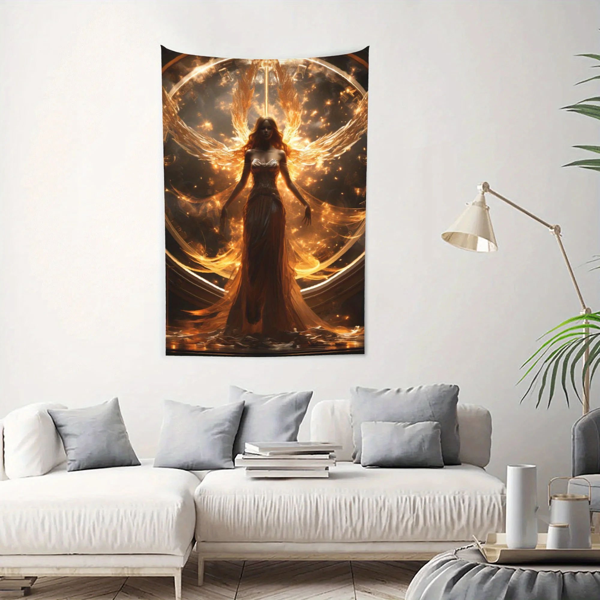 Гобелен Divine Angel - сияющие крылья, золотое сияние, небесная красота и духовная аура для эфирного и вдохновляющего домашнего декора
Гобелен Divine Angel - сияющие крылья, золотое сияние, небесная красота и духовная аура для эфирного и вдохновляющего домашнего декора