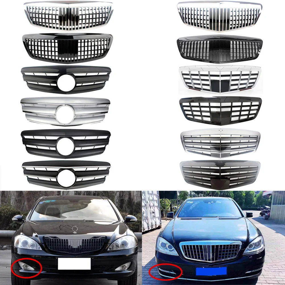 Front Racing Facelift Bumper Grilles For Mercedes Benz W221 S-Class S320 S350 S450 S500 S63 S65 2005-2008 2009-2013
Front Racing Facelift Bumper Grilles For Mercedes Benz W221 S-Class S320 S350 S450 S500 S63 S65 2005-2008 2009-2013