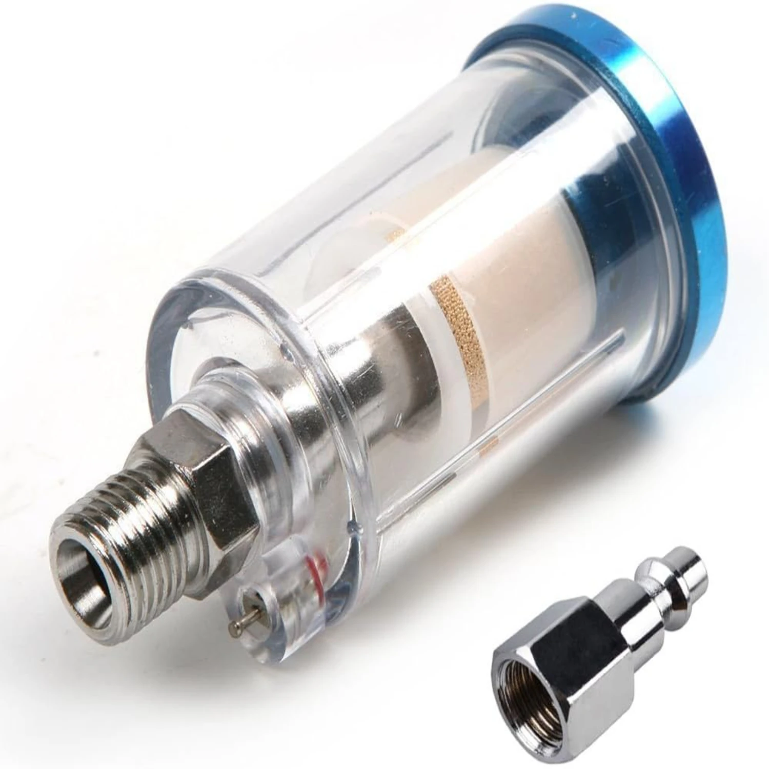 Efficient High Jewboer Water Oil Separator Filter for Air Compressor Spray Gun - Paint Sprayer Air Tools with 1/4 inch NPT Inlet
Efficient High Jewboer Water Oil Separator Filter for Air Compressor Spray Gun - Paint Sprayer Air Tools with 1/4 inch NPT Inlet
