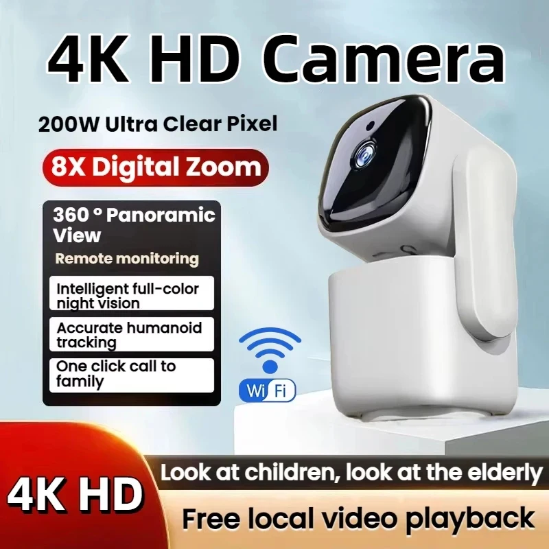 4K HD Camera Cloud Ant Intelligent Wifi Monitoring 360 ° Pan Tilt Motion Tracking 200W Pixels Night Vision Camera EU US
4K HD Camera Cloud Ant Intelligent Wifi Monitoring 360 ° Pan Tilt Motion Tracking 200W Pixels Night Vision Camera EU US