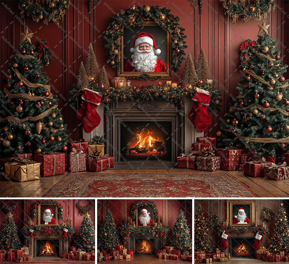 Mehofond Photography Background Christmas Vintage Fireplace Santa Claus Xmas Kids Family Portrait Decor Backdrop Photo Studio
Mehofond Photography Background Christmas Vintage Fireplace Santa Claus Xmas Kids Family Portrait Decor Backdrop Photo Studio