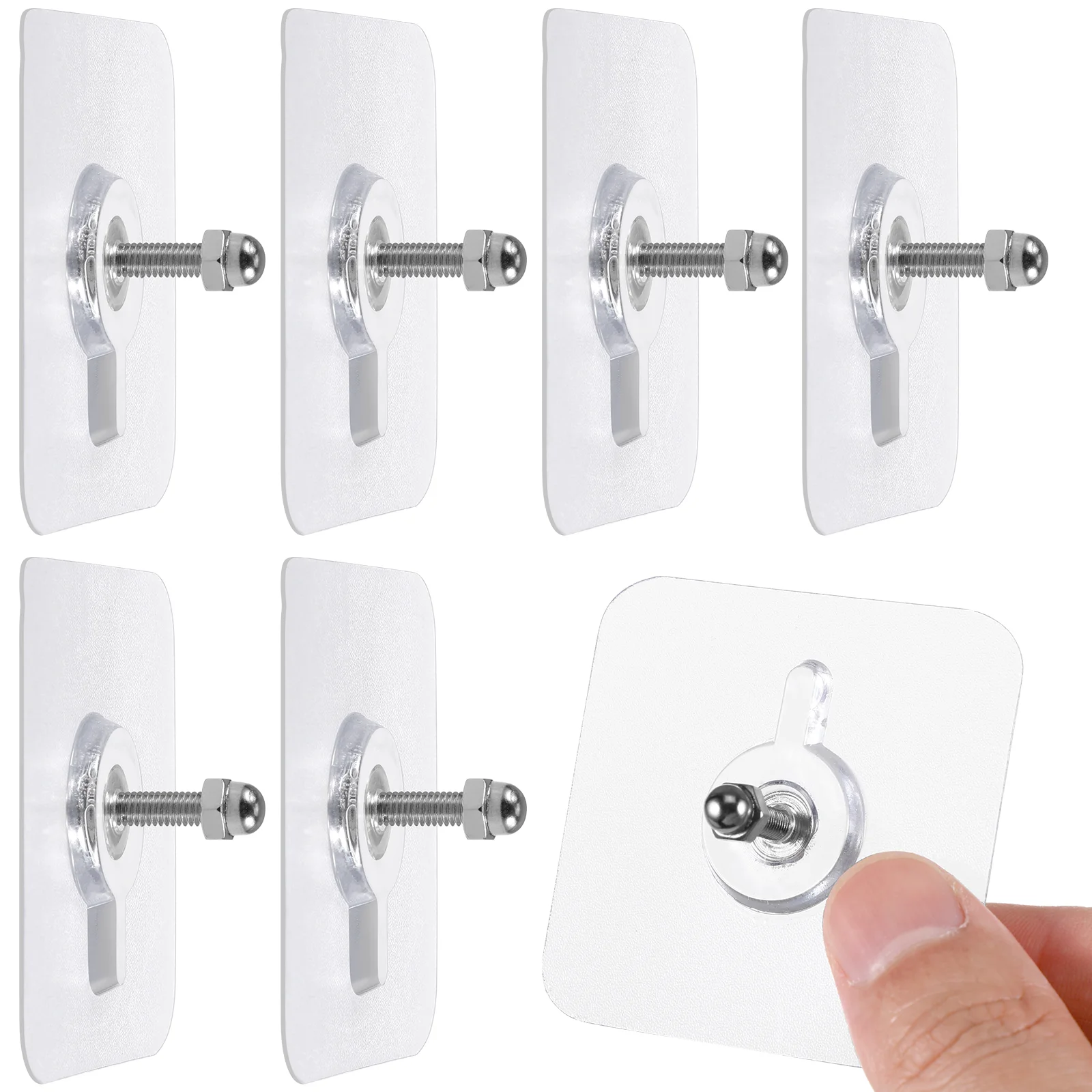 10pcs Non Trace Screw Pads 6x6mm Thick Adhesive Wall Hooks for Picture Frames Kitchen Decor Multi Functional Home Hooks Strong
10pcs Non Trace Screw Pads 6x6mm Thick Adhesive Wall Hooks for Picture Frames Kitchen Decor Multi Functional Home Hooks Strong