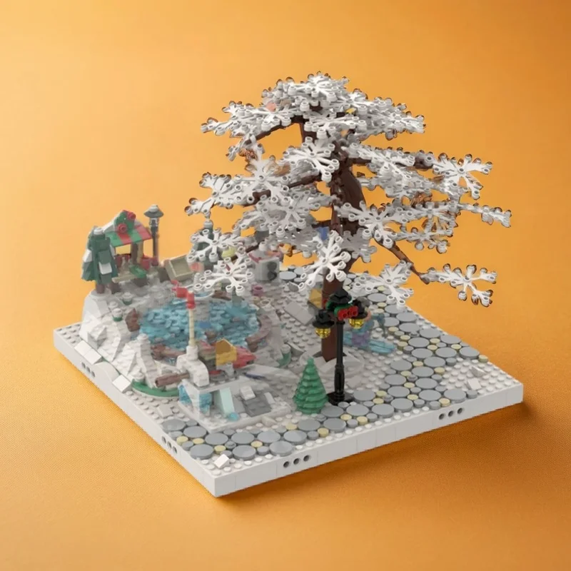 460PCS MOC Creative Model Winter Village Display Sets Collectible DIY Building Blocks Home Decor Gift Showcase Set Display Gift
460PCS MOC Creative Model Winter Village Display Sets Collectible DIY Building Blocks Home Decor Gift Showcase Set Display Gift