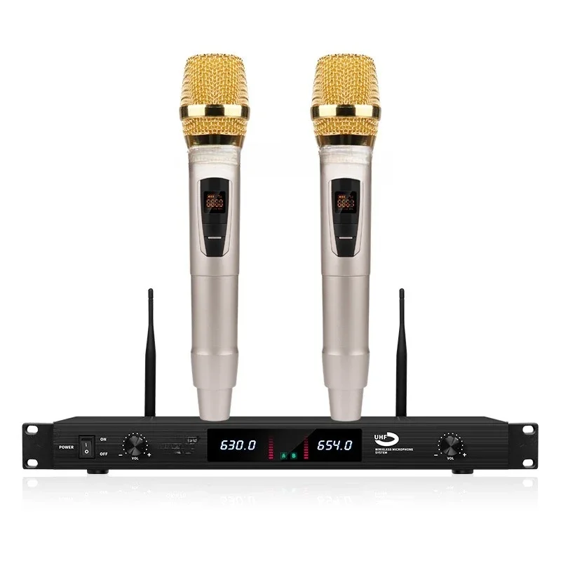 Xianke Wireless One-to-Two Metal FM U-segment Home Singing KTV Microphone Conference Handheld Microphone
Xianke Wireless One-to-Two Metal FM U-segment Home Singing KTV Microphone Conference Handheld Microphone