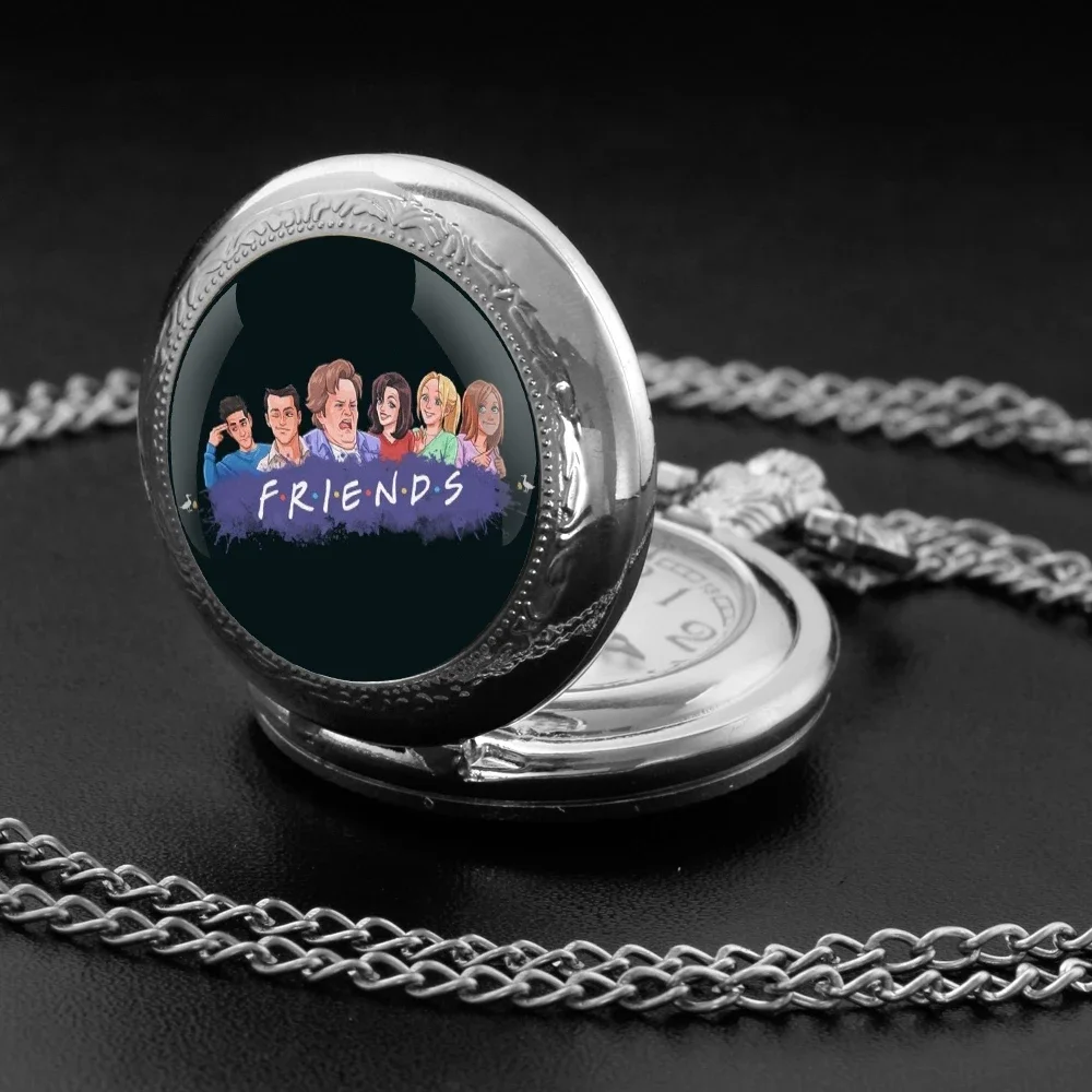 Friends Hot Teleplay Vintage Glass Dome Quartz Pocket Watch Chain Linked Timepiece Pendant Ideal for Men Women Children As Gifts
Friends Hot Teleplay Vintage Glass Dome Quartz Pocket Watch Chain Linked Timepiece Pendant Ideal for Men Women Children As Gifts