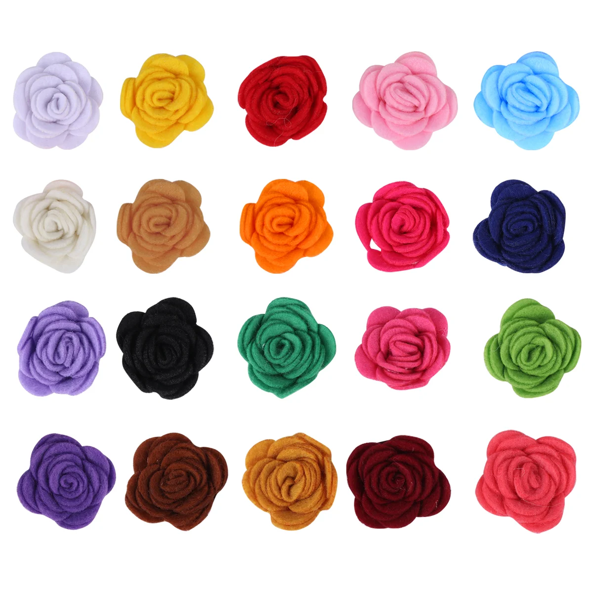 20 PCS Flower Decorations Decorative Roses Scrapbooking Girl Embellishments DIY Flowers Felt Cloth Clothes
20 PCS Flower Decorations Decorative Roses Scrapbooking Girl Embellishments DIY Flowers Felt Cloth Clothes
